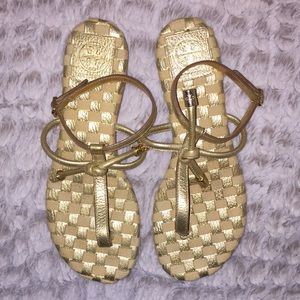 Tory Burch Gold Sandal